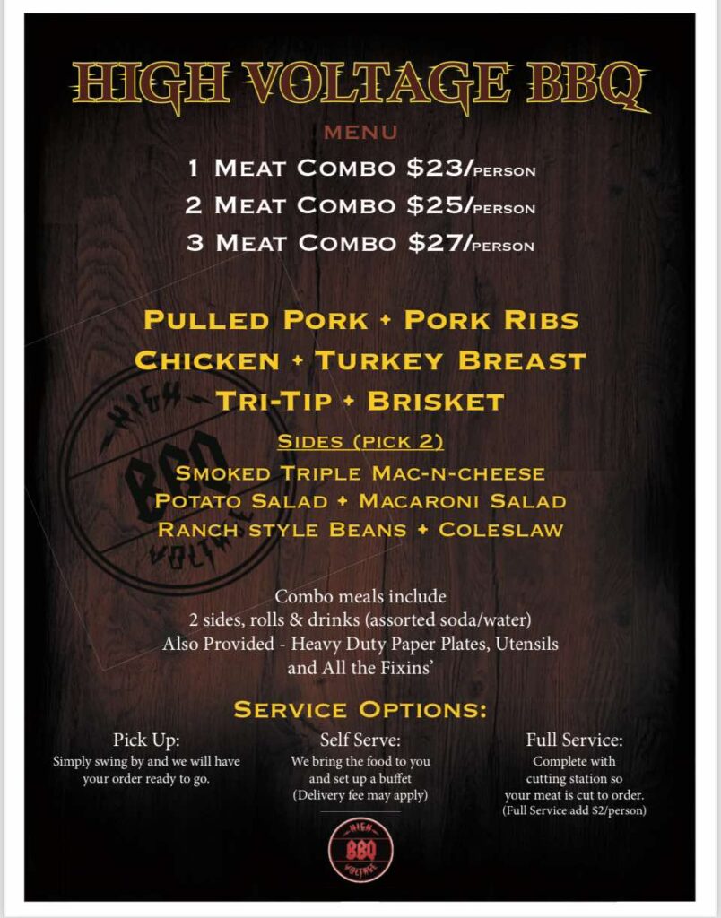 Catering Menu