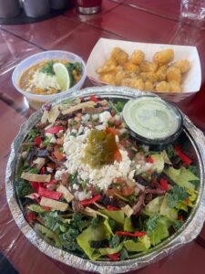 Salad and Tots