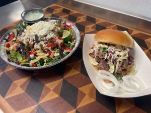 Sandwich and Salad